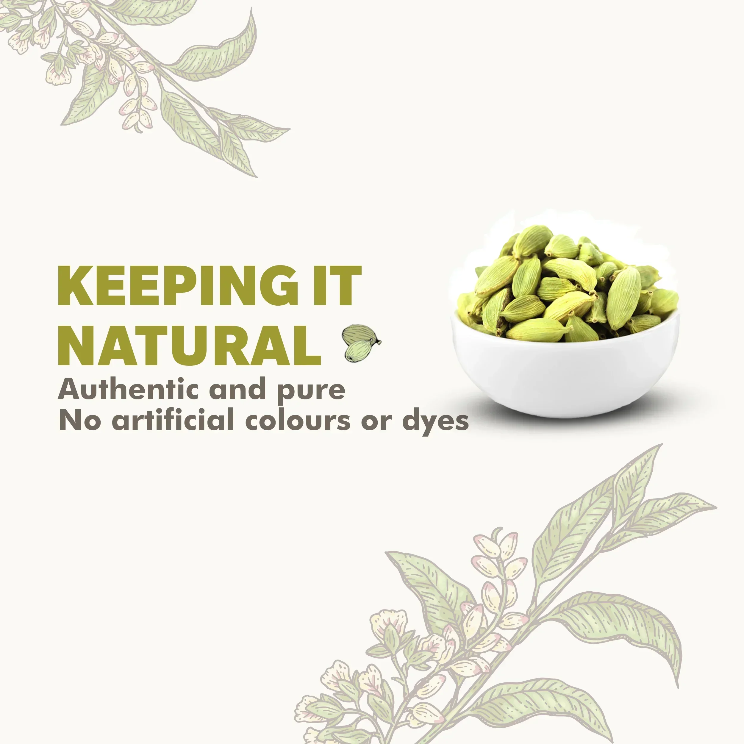 Orika combo of Indian Chai Masala 60g & Idukki Bold Green Cardamom 50g - Image 10