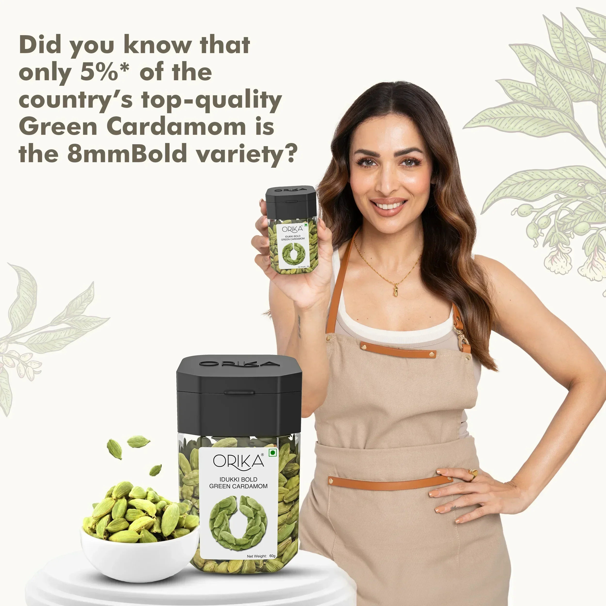 Orika combo of Indian Chai Masala 60g & Idukki Bold Green Cardamom 50g - Image 8