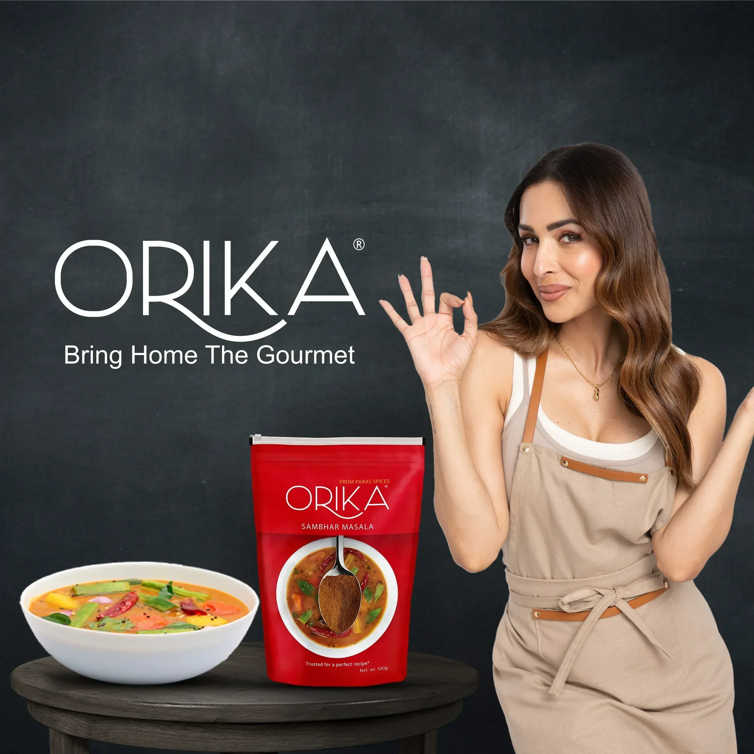 Orika Indian Essential Combo (Sambhar Masala 100g + Coriander Powder 100g + Amchoor Powder 100g) (  Pack of 3) - Image 8