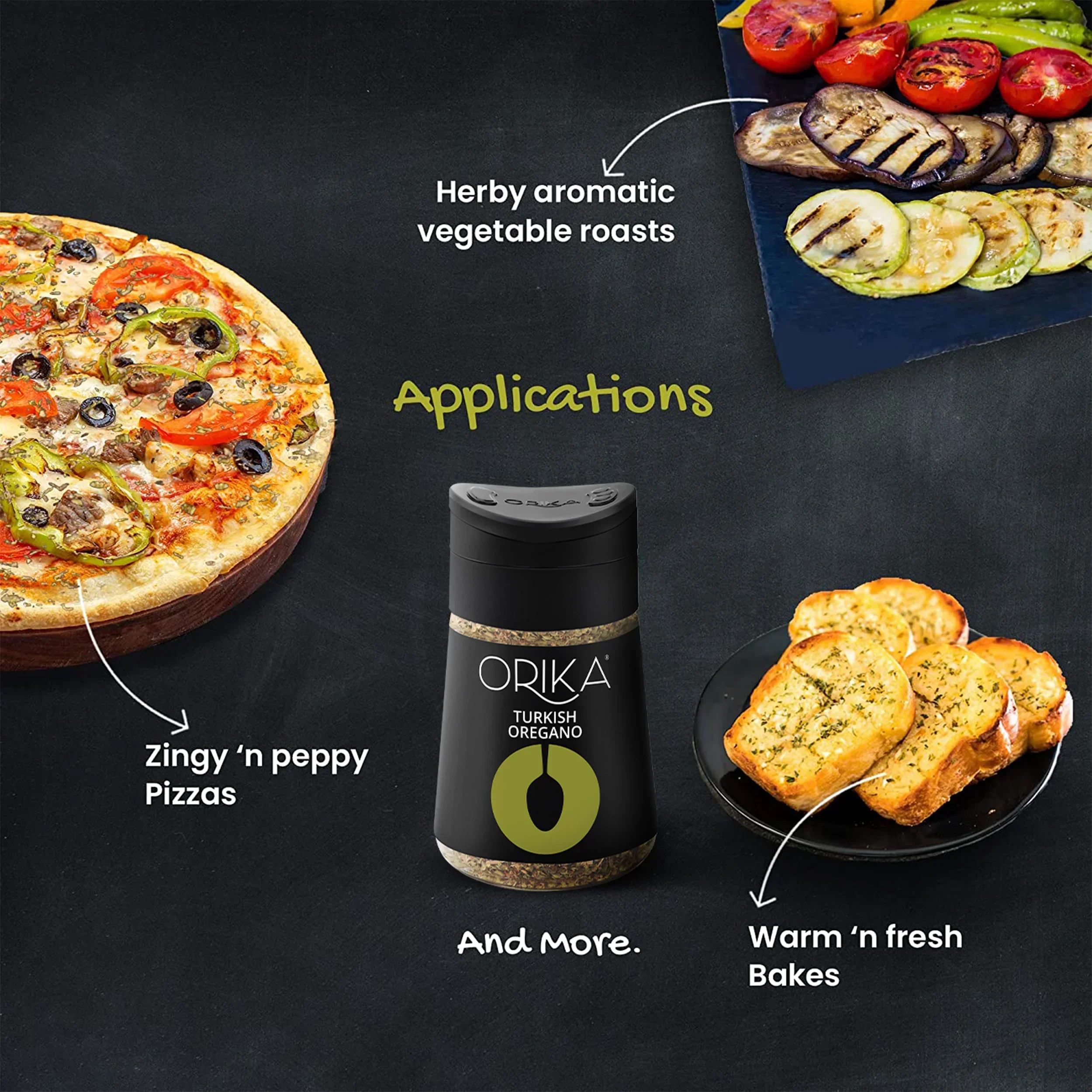 Orika Gourmet Herbs Sprinkler Combo (Gourmet Herb Mix + Turkish Thyme + Turkish Oregano) - Image 12