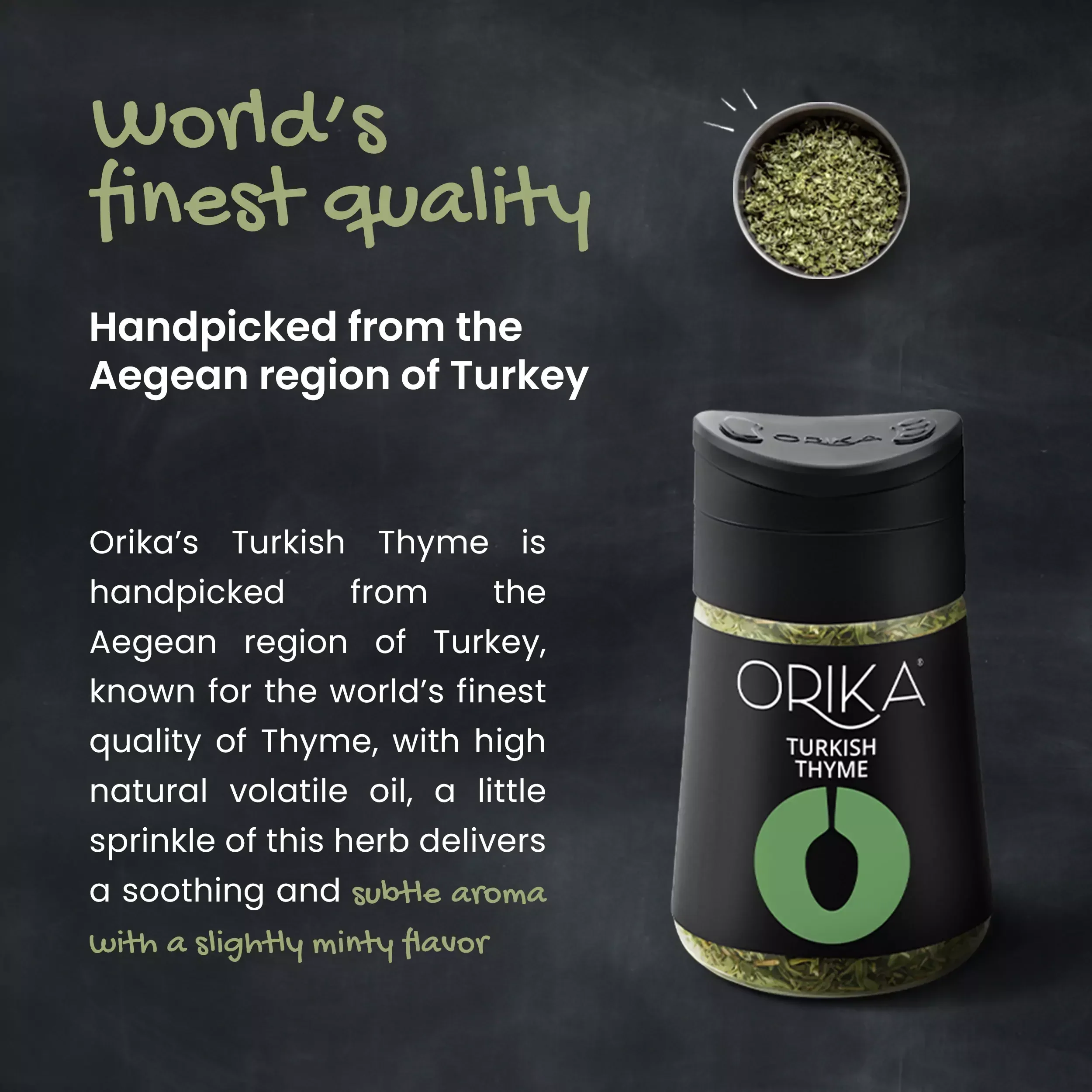 Orika Gourmet Herbs Sprinkler Combo (Turkish Thyme + Egyptian Basil) - Image 14