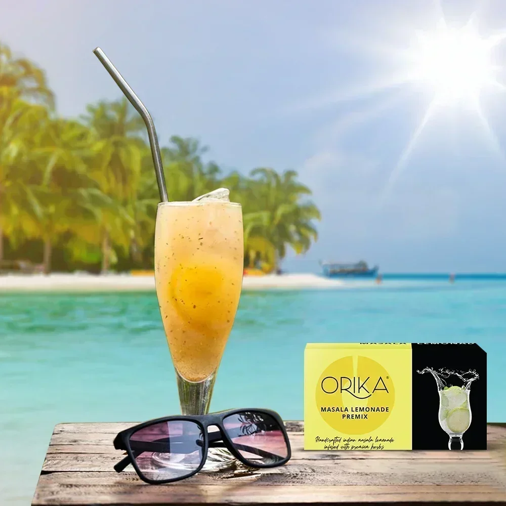 Orika Flavoured Lemonade Premix Combo | Portuguese, Jaljeera, Masala | Pack of 6 (60 Sachets) - Image 11